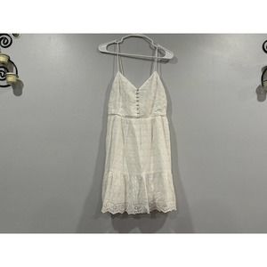 Alice + Olivia Fae White Eyelet Dress 6 Store Model